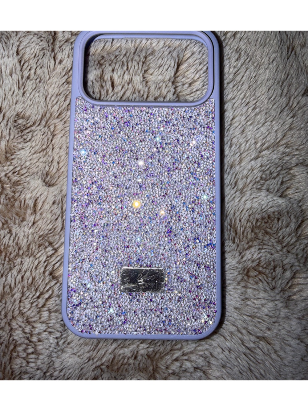 Lavender Glitter Protective Phone Case